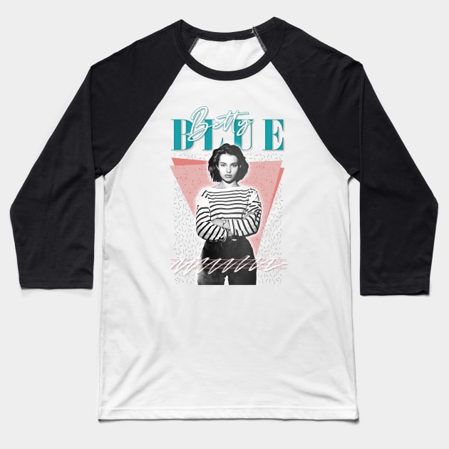 Betty Blue /\/\/ 80s Aesthetic Baseball T-Shirt by DankFutura